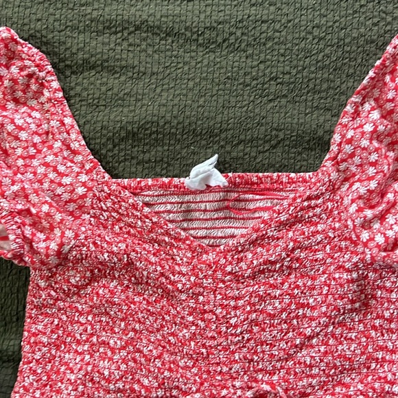 Floral off the shoulder top - Picture 4 of 5